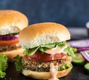 Burger-Veg Burger-The Hideout Cafe & Restaurant