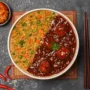 Rice Combo-Veg Fried Rice+Veg Manchurian-Momomia