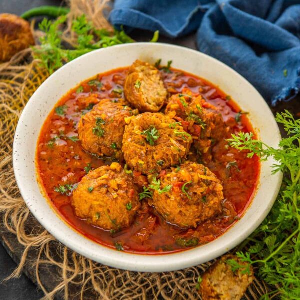 Veg-Kofta Curry-Ti-ফাই