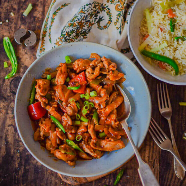 Chicken Items-Schezwan Chicken-Momo Point