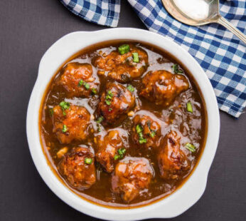 Main course-Veg Manchurian-Baahgaaz