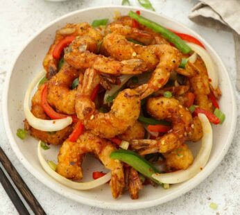 Chinese starter(non veg)-Prawn salt & pepper-Hotel Majestic
