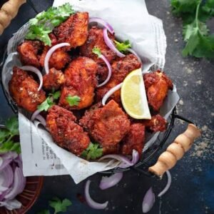 indian non veg - chicken dry fry-(borua cafe)